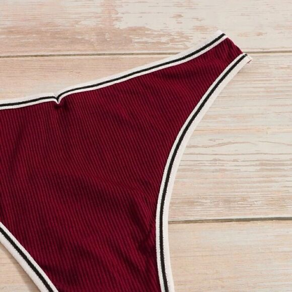 Ribbed Cheeky Panty Underwear Set - Picture 5 of 8